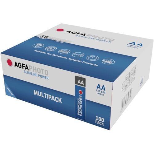 AgfaPhoto Power LR6 AA batterij (penlite) Alkaline 1.5 V 100 stuk(s)