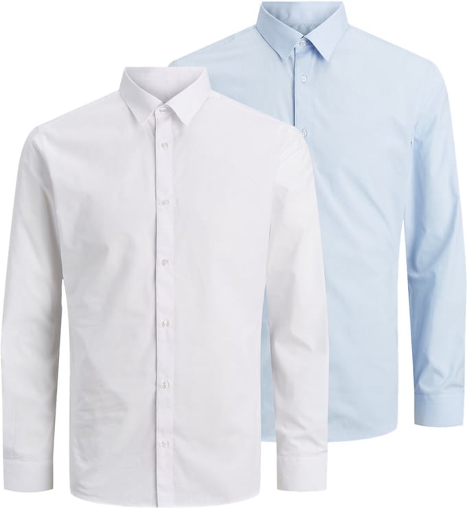 JACK & JONES- JJJOE SHIRT LS 2 PACK MP - Heren - Overhemd