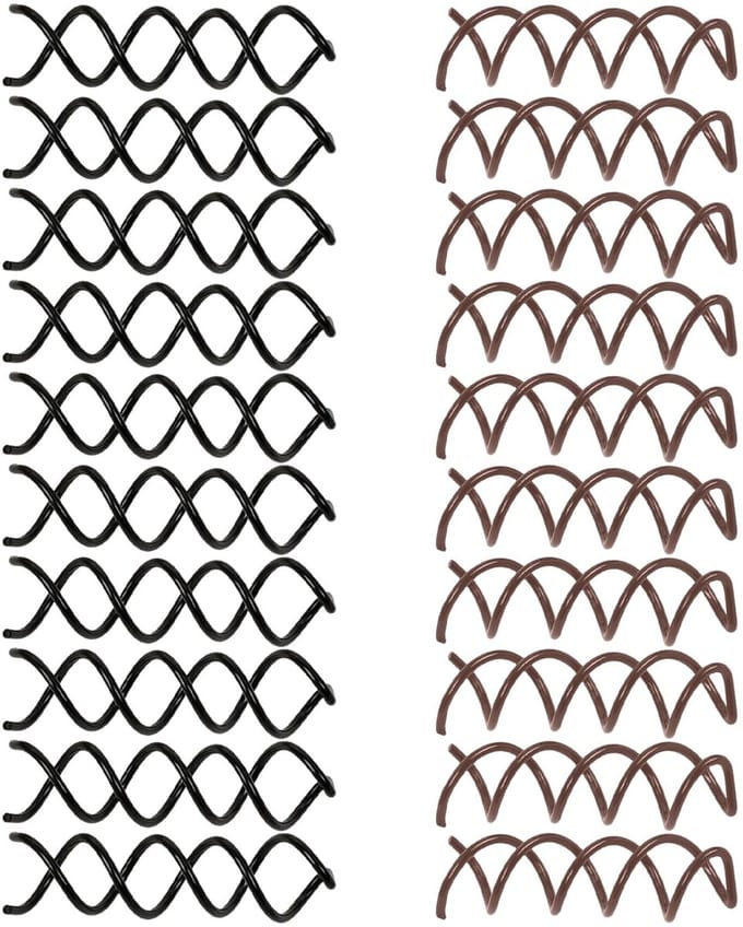 Dailygoods - 20 Spiraalvormige Haarspelden voor Kapsels