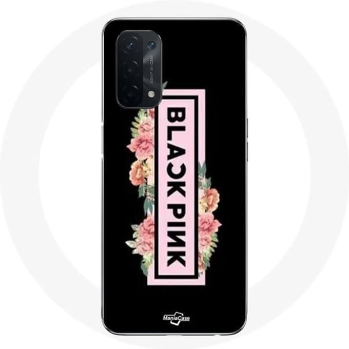 Oppo A54 5G hoesje zwartroze concert parijs