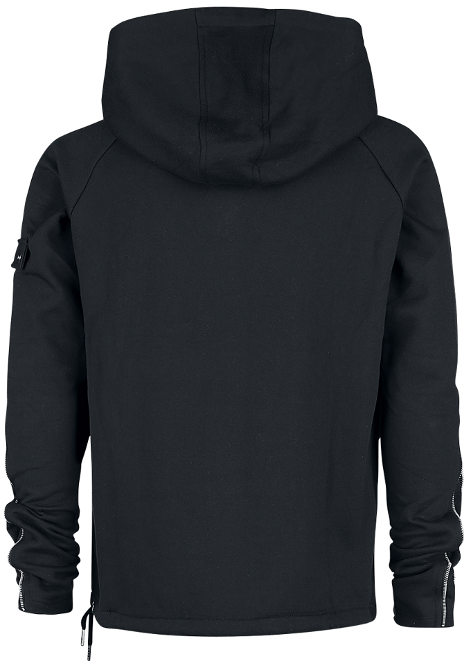 Vixxsin - Gothic Trui met capuchon - Faustus Top - S tot XL - voor Mannen - zwart