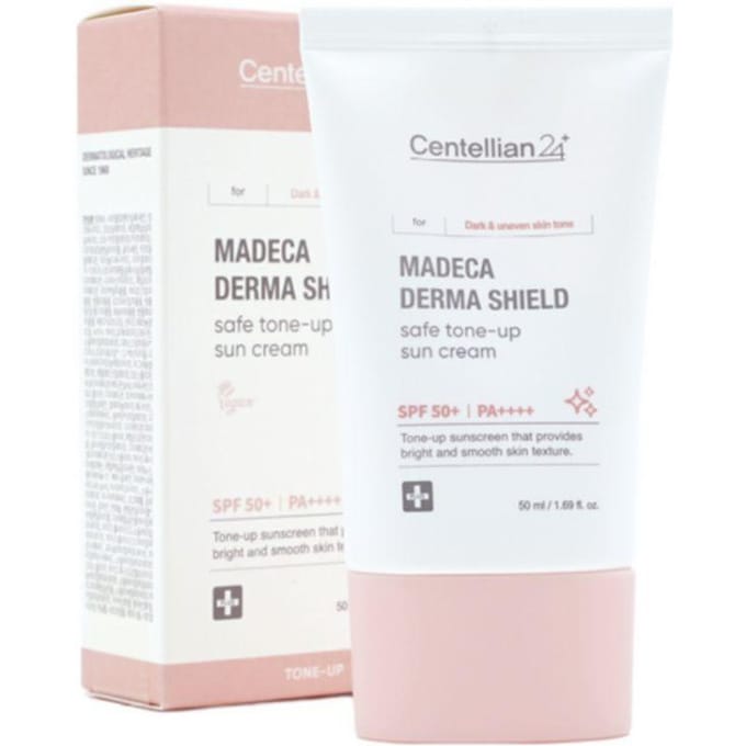 Centellian24 Madeca Derma Shield Veil Veilige Toon-Up Zonnebrandcrème SPF50+ PA++++ 50ml 1pcs
