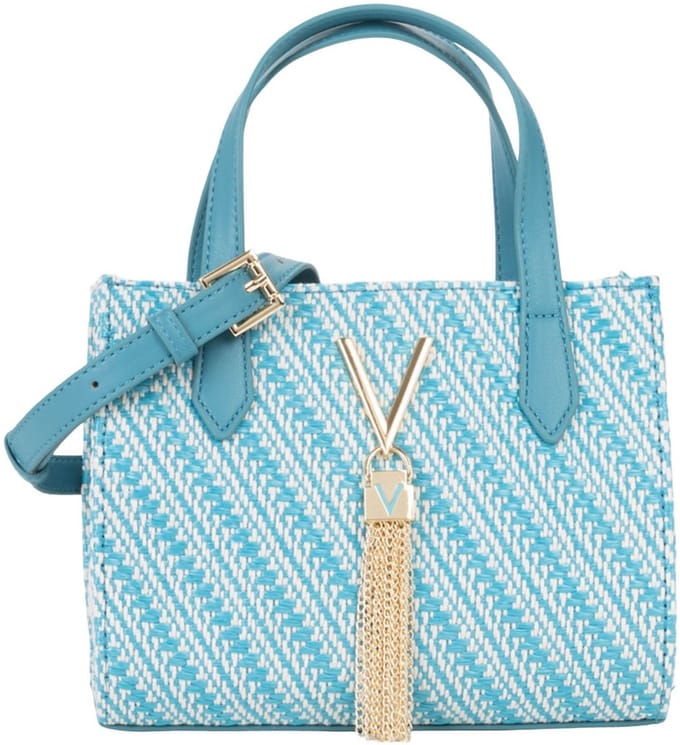VALENTINO handtas schoudertas Divina Summer Hand Bag Turch / Multi Lichtblauw