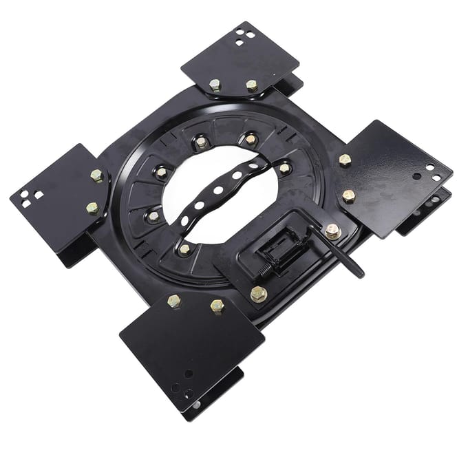 Base de siège pivotante Rotation à 360 Degrés Haute Flexibilité Sécurité Améliorée Facile à Utiliser Base pivotante de siège Remplacement pour black