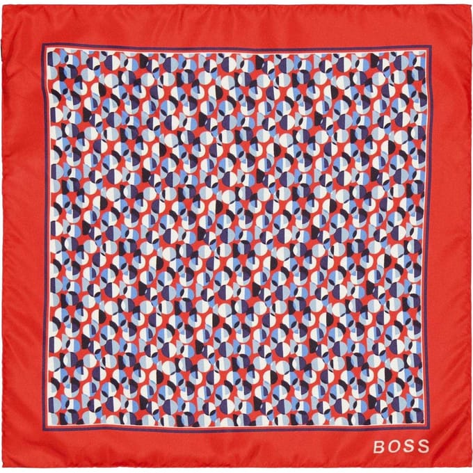 Boss Heren Zakdoek met logo (Rood)