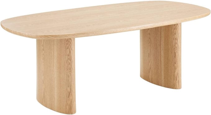 House Nordic Eettafel Serra - Deens Ovaal - 210cm - Naturel