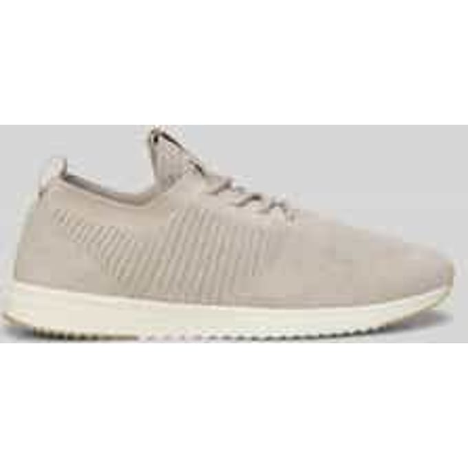 Low-top-sneakers met gestructureerd stretch-bovenwerk
