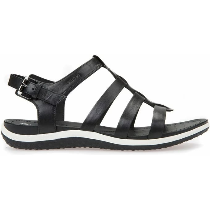 GEOX SANDAL VEGA DAMES Sandalen - ZWART - Maat 35