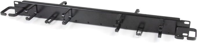 Kabelmanagement Paneel - Rack Organizer - Serverruimte Organiseren - 1U Rack Ruimte - 19 inch - Zwart