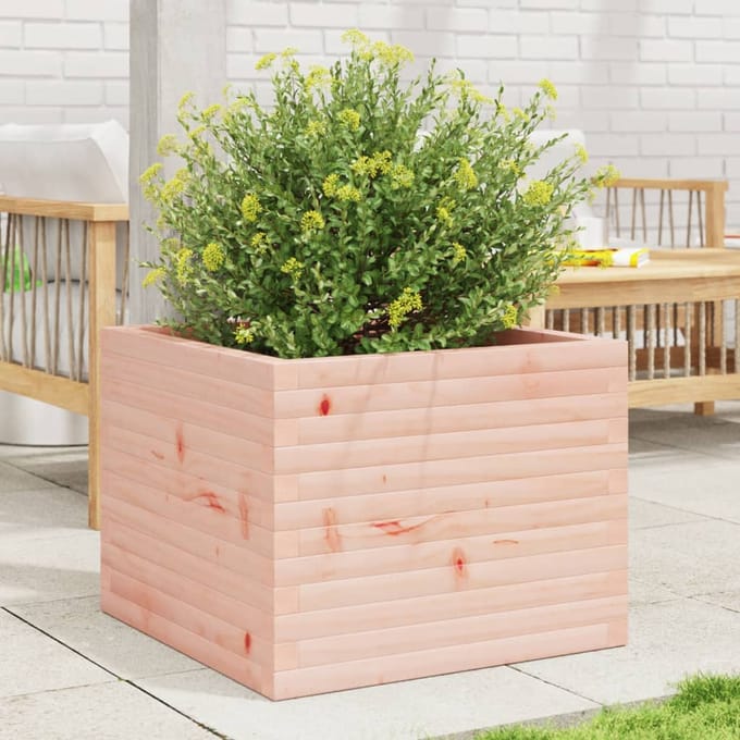 vidaXL - Plantenbak - 60x60x46 - cm - massief - douglashout