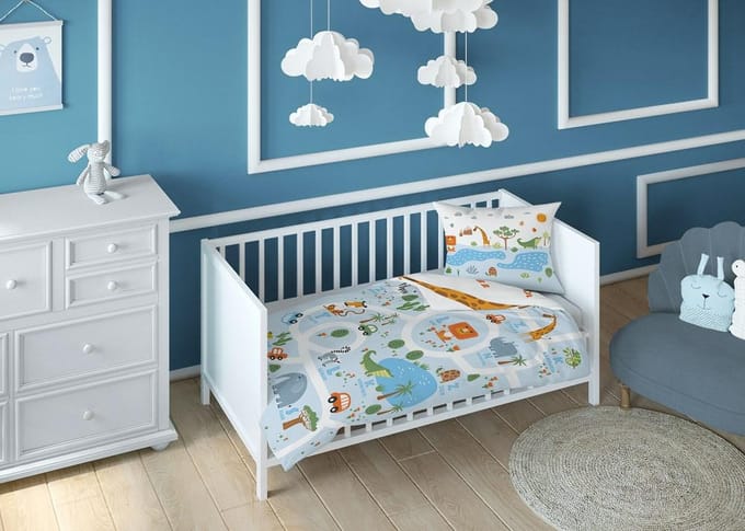 Safari Beddengo Ongeveer 90x120 cm - Caton en Gedrukte Koala