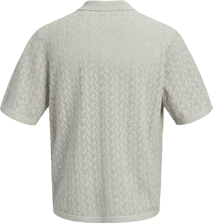 JACK&JONES - JORTYLER KNIT SS SPLIT NECK POLO - Heren - Polo's