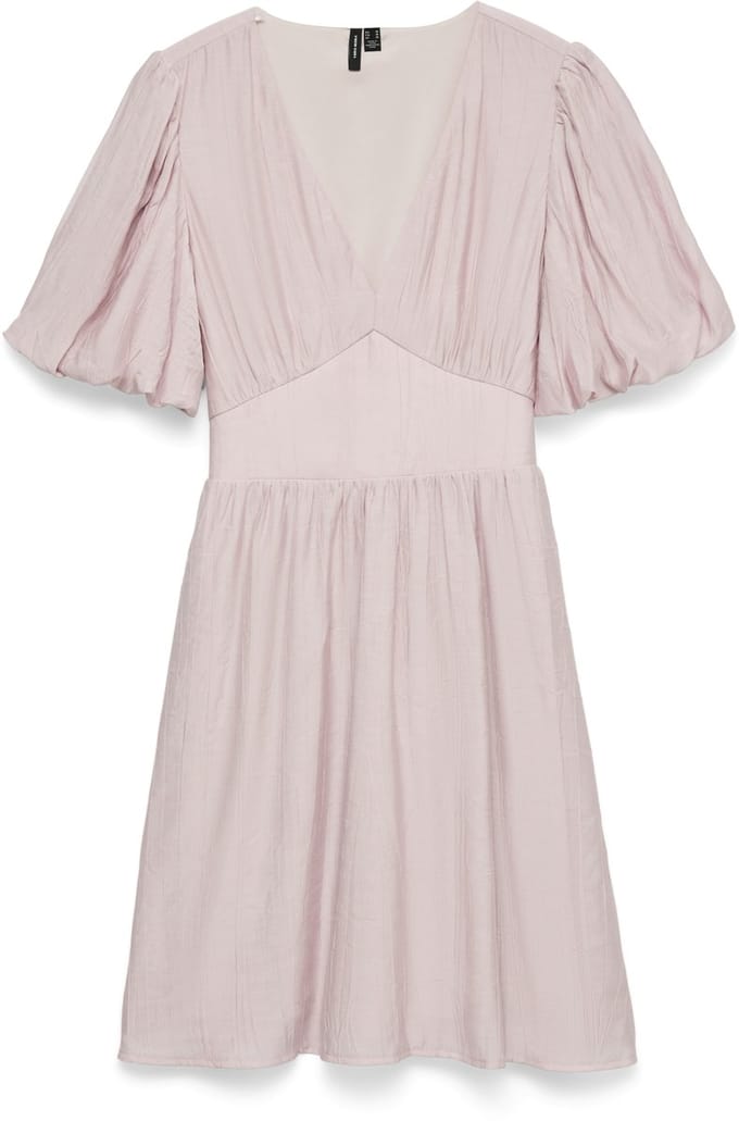 VERO MODA - VMBELLA 2/4 V-NECK SHORT DRESS WVN - Dames - Mini jurken