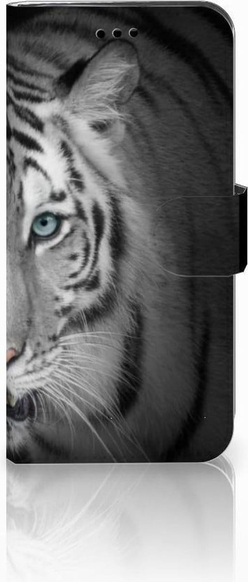 Huawei P10 Lite Telefoonhoesje met Pasjes Tijger