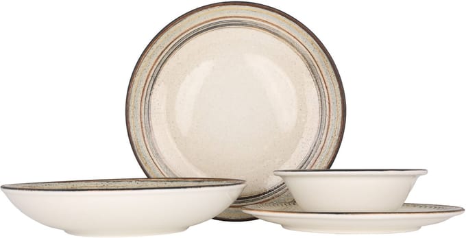 Bonna Serviesset (Large) - Cortado - 24 delig - 6 persoons - Porselein