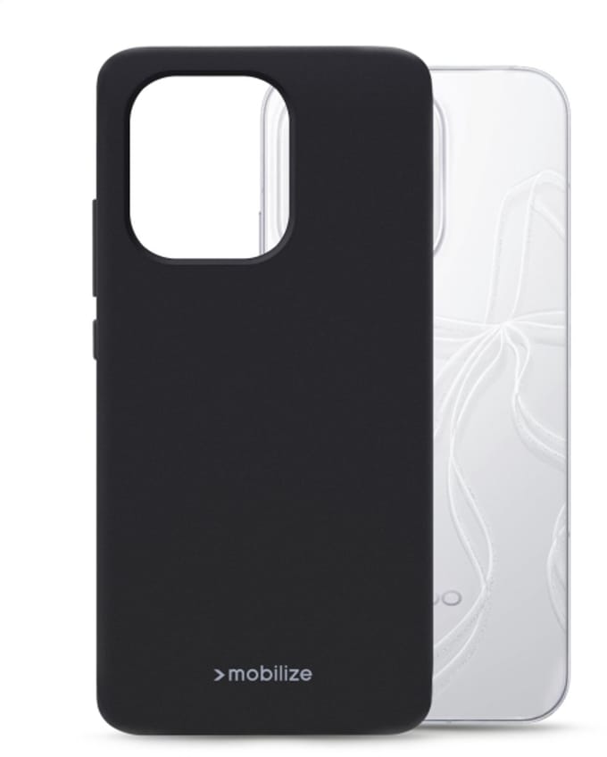 Mobilize Rubber Gelly Case - Geschikt voor OPPO Reno15 Pro 5G - Matt Black