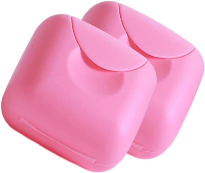 Opbergdoosjes - Periode cups - Hygiënisch opbergen - Draagbaar ontwerp - 2 stuks - Wit