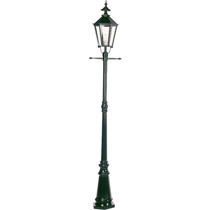 K.S. Verlichting Lantaarnpaal Manchester 1-lamp zwart