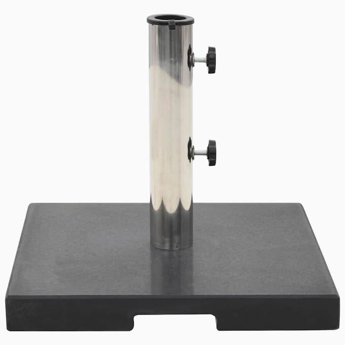 vidaXL - Parasolvoet - vierkant - 20 - kg - graniet - zwart