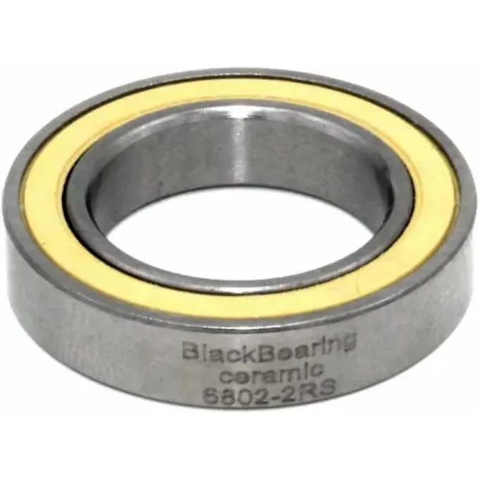 Black Bearing 6802-2rs Ceramic Lagers Zilver 15 x 24 x 5 mm