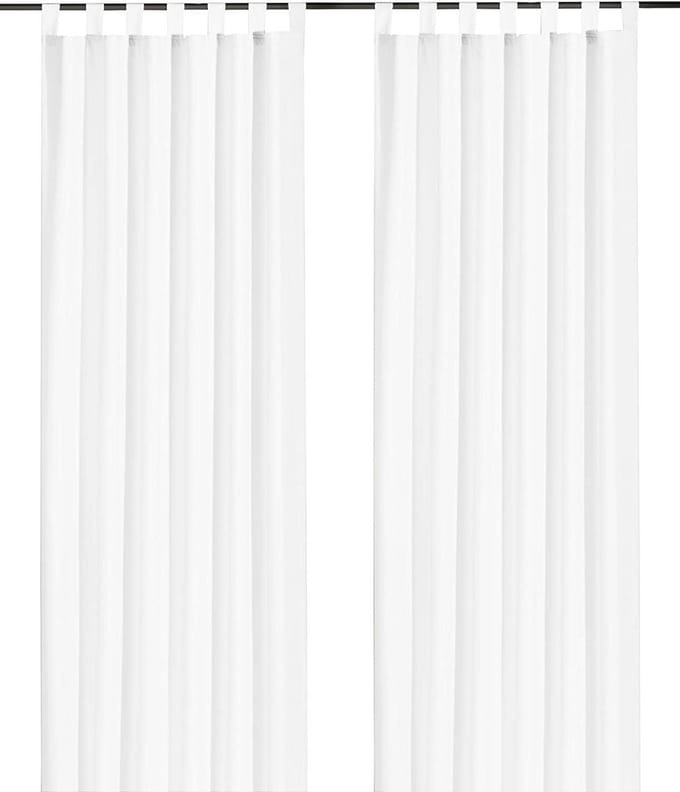 Decoratieve Sjaal - Lussjaal Bandsjaal - Raamdecoratie - Matte Microvezel - 140x245 cm - Wit