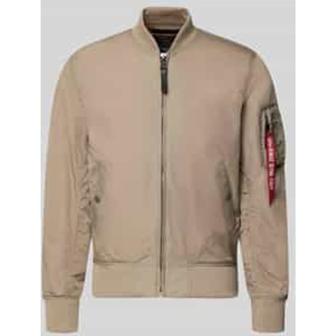 regular fit jack met opstaande kraag