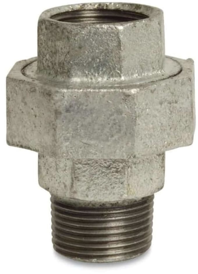 Draadfitting Gietijzer Muurplaat 90° 1/2" IG x 1/2" IG