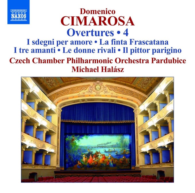 Czech Chamber Philharmonic Orchestra Pardubice, Michael Halász - Cimarosa: Overtures 4 (CD)