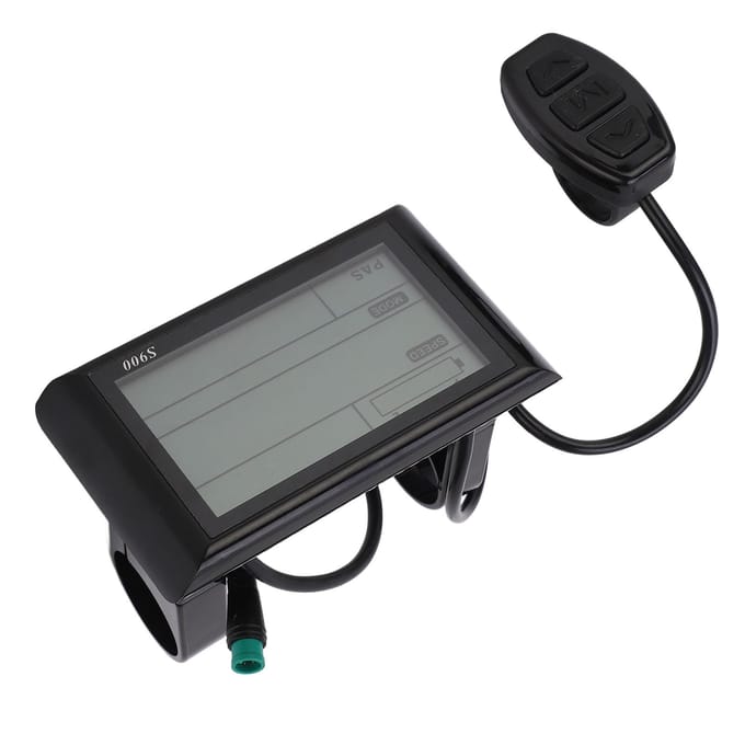 36V 48V Elektrische Fiets LCD S900 Display Bedieningspaneel Waterdichte LCD Display Meter voor Elektrisch gray