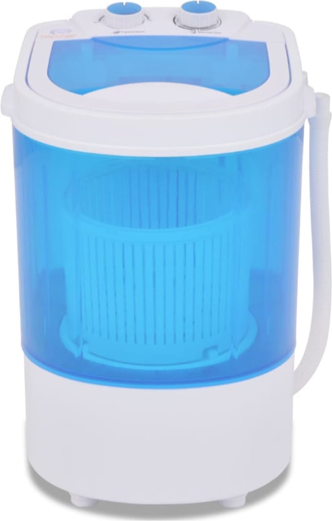 Mini wasmachine met enkele trommel 2,6 kg
