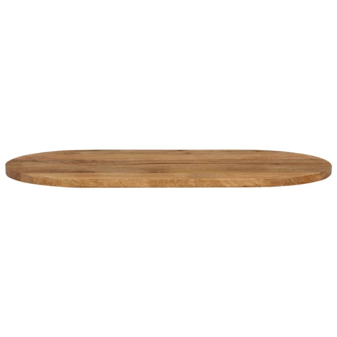 vidaXL - Tafelblad - ovaal - 120x60x3,8 - cm - massief - mangohout