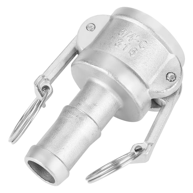 1 st RVS 316 Type C Camlock Adapter Koppeling Vrouwelijk Einde x Mannelijke Tuit DN20 G34