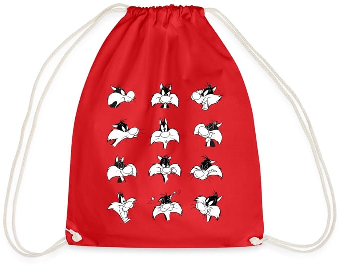 Looney Tunes Sylvester Facial Expressions Gymtas
