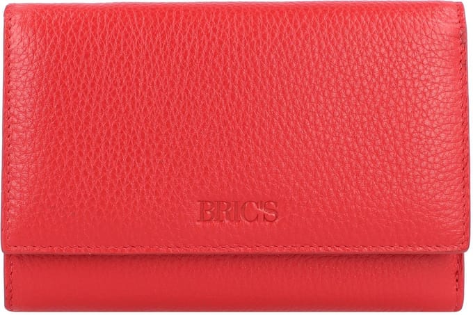 Bric's Marmolada Portemonnee RFID Leer 15 cm - Dames - Horizontaal - rosso