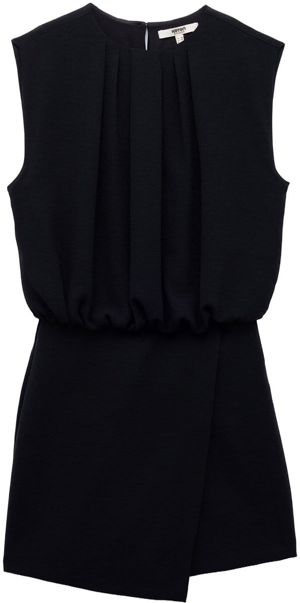 Mini-lengte Schede jurk Wickelkleid