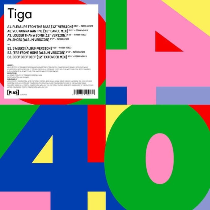 Tiga - [PIAS] 40 (12" Single)