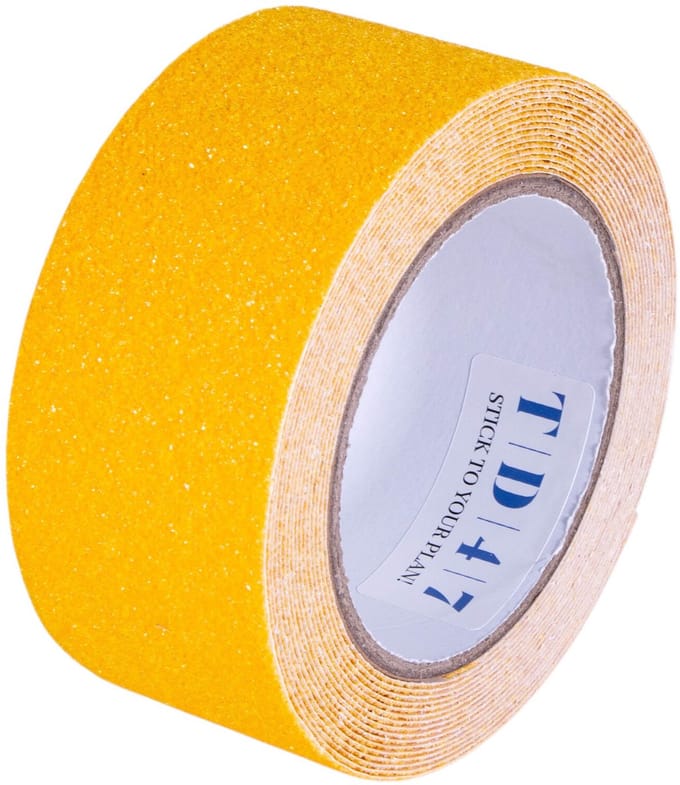 TD47 Antislip Tape 50mm x 5m Geel