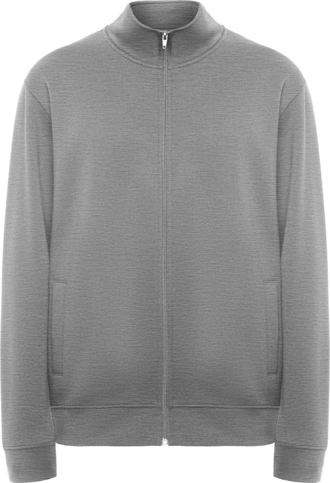 Roly - Ulan Sweater met Rits - Heather Grey 58 maat L