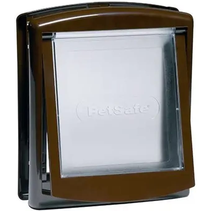 Staywell 730 Kattenluik - S - Bruin/Transparant - 23,6 x 19,8 cm