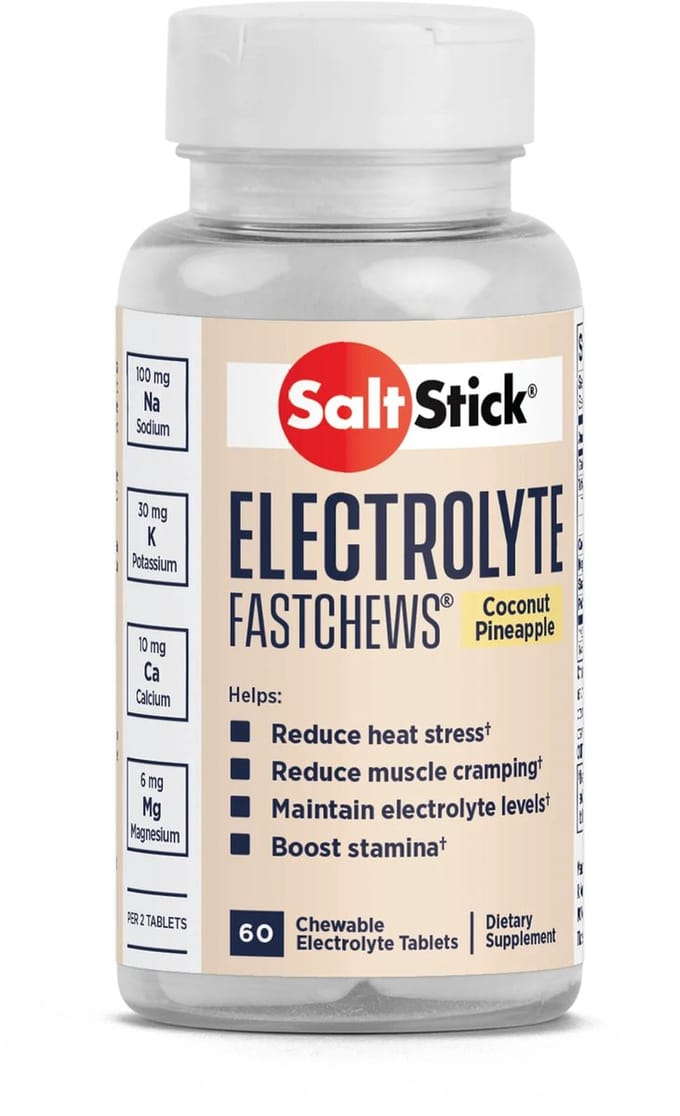Saltstick Fastchews - Electrolyte - Coconut/Pineapple - 60 stuks