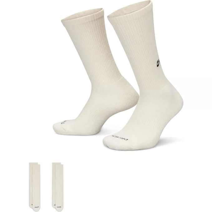 Nike Crew 2er Pack Socken Sokken Beige K133