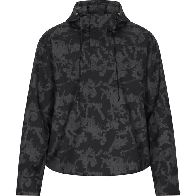 Mo Slip-on jas Heren Donkergrijs zwart camouflage