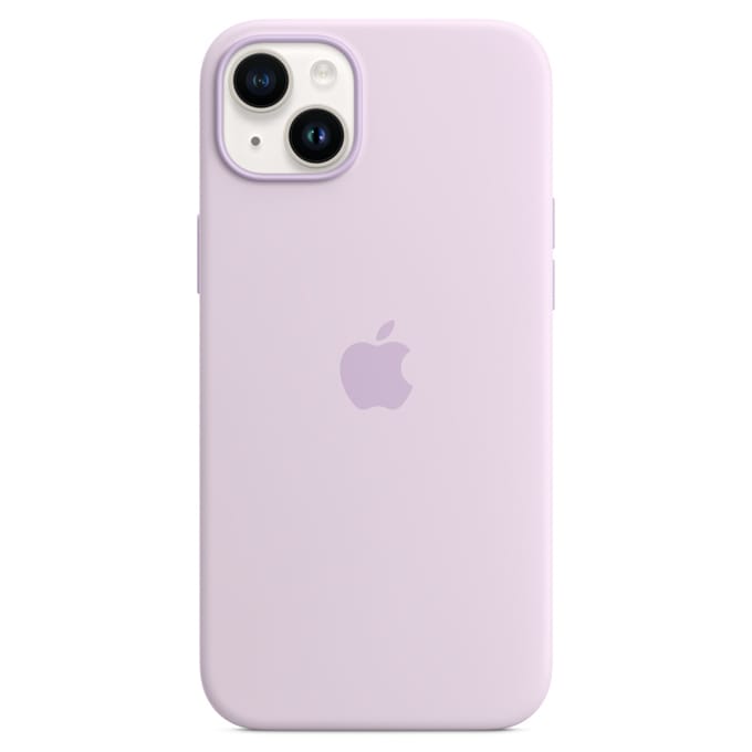 Silicone Backcover MagSafe voor de Apple iPhone 14 Plus - Lila