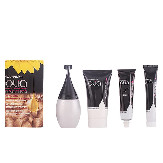 Olia Permanente Kleuring #8,31 Honingblond Set 4 stuks