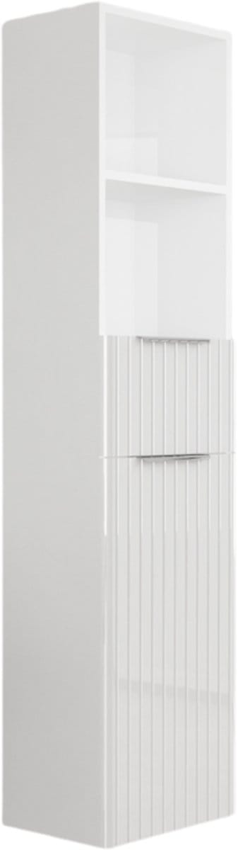 LINEA UNO - Ryk 140 - Glans wit - Kolomkast - - 301723