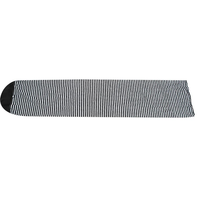 Polyester Zwart Witte Streep Surfplank Sok Beschermhoes Tas voor Hard Board Shortboard Zwart gray