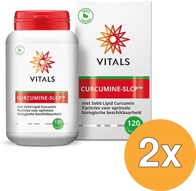 2x Vitals Curcumine SLCP (120 capsules)