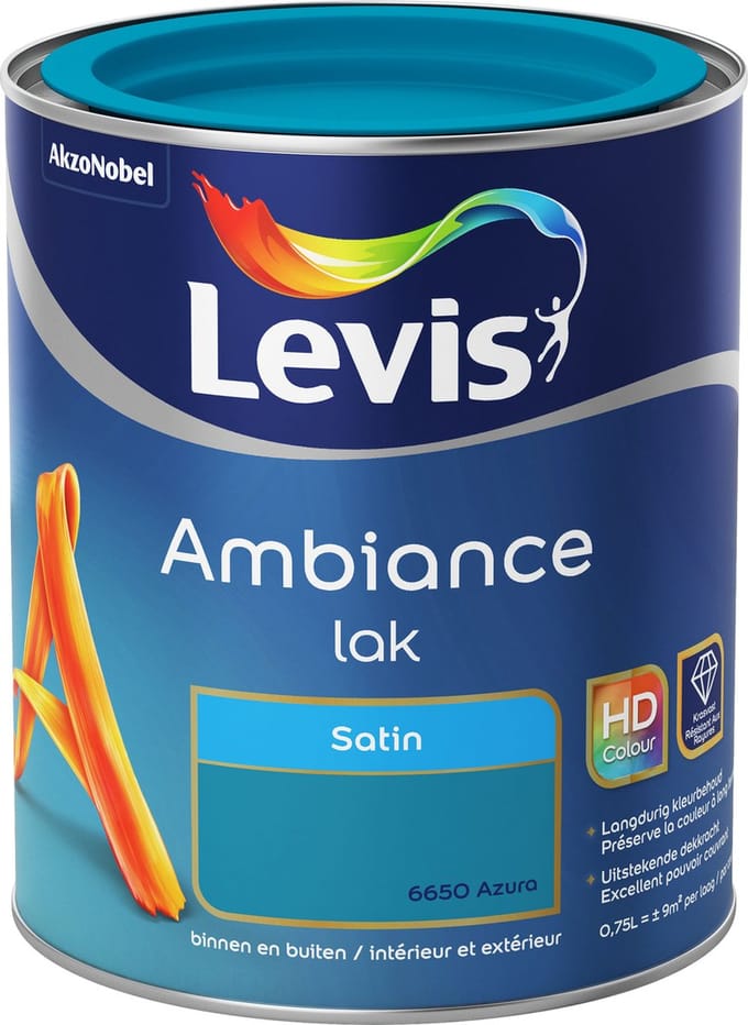 Levis - Ambiance Lak Satin - Azura - 0,75 L