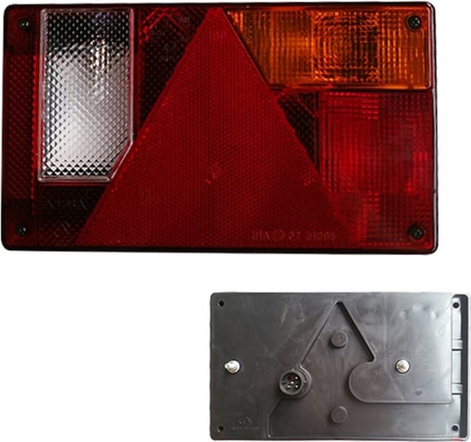 Achterlicht 235 x 135 mm Aspock/Multipoint