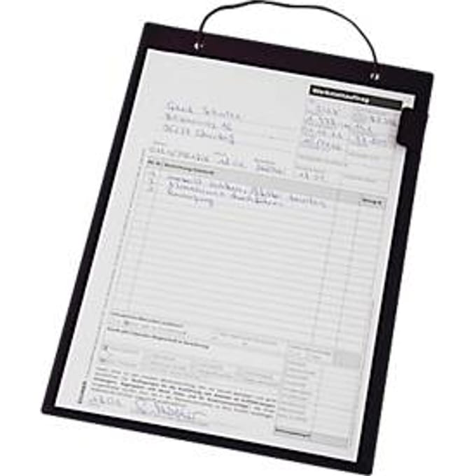 EICHNER Basis besteltas, klittenband, DIN A4, zwart, 10 stuks